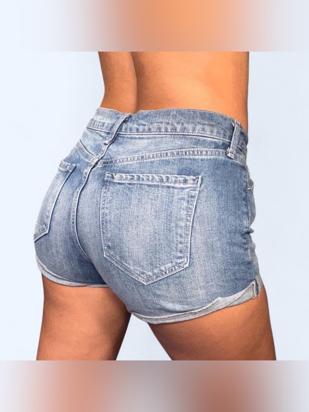 Grunge Denim Distressed Cuff Shorts by Old Navy!
